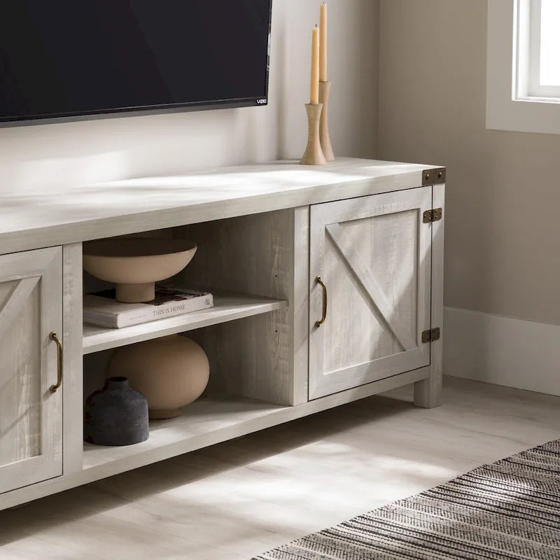 70-inch Barn Door TV Stand