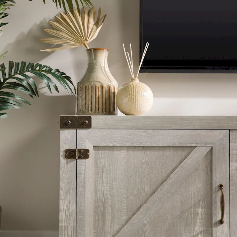 70-inch Barn Door TV Stand