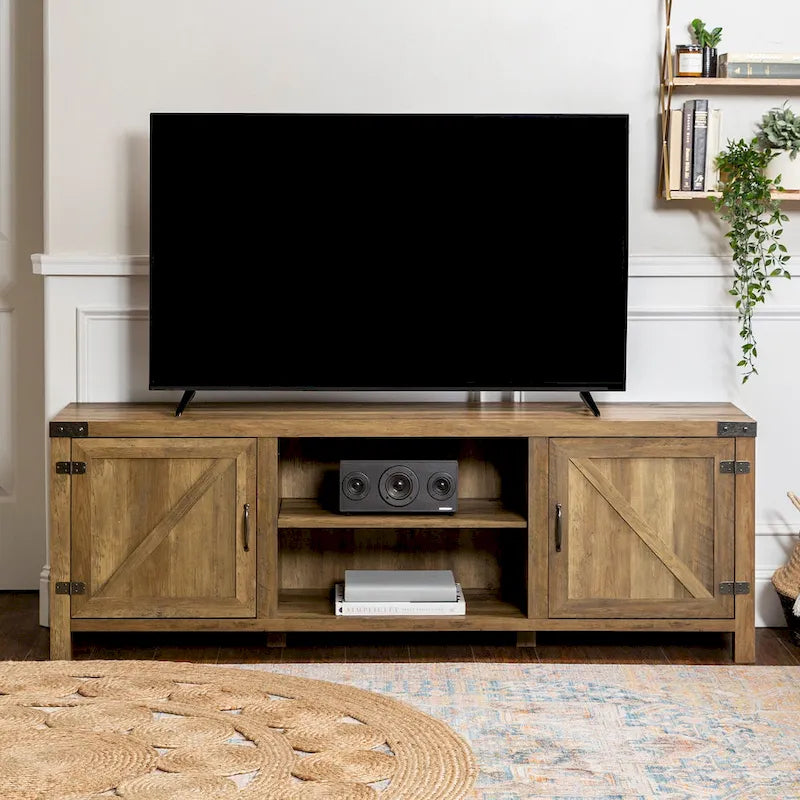70-inch Barn Door TV Stand