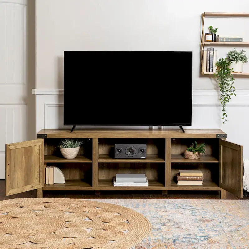 70-inch Barn Door TV Stand