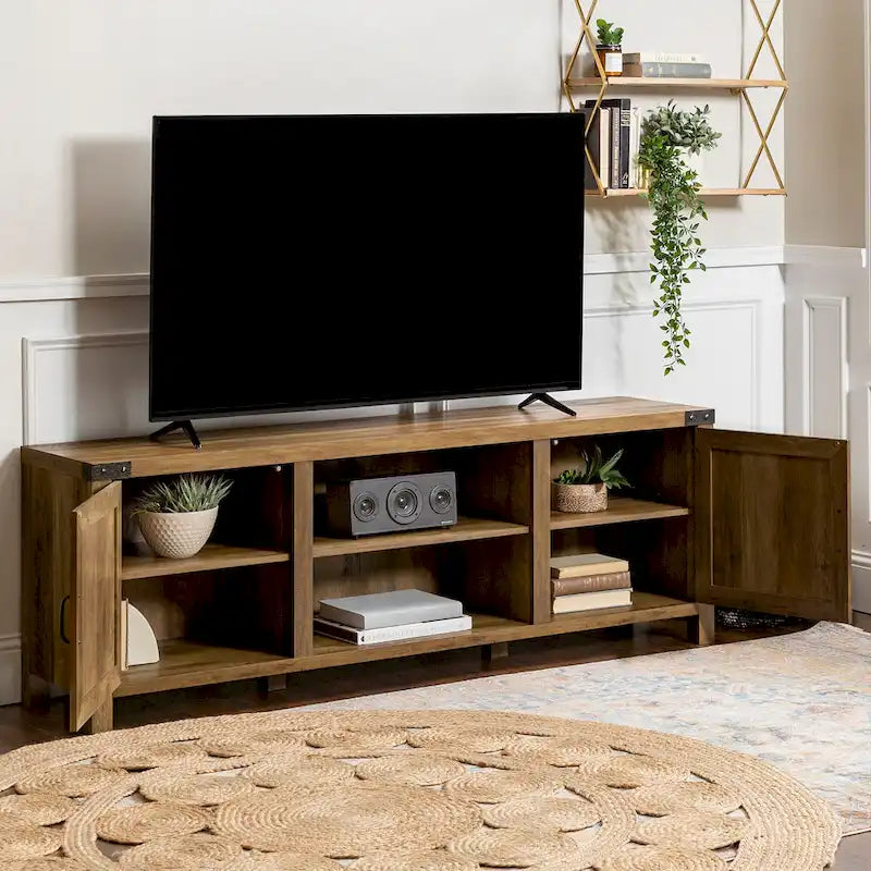 70-inch Barn Door TV Stand