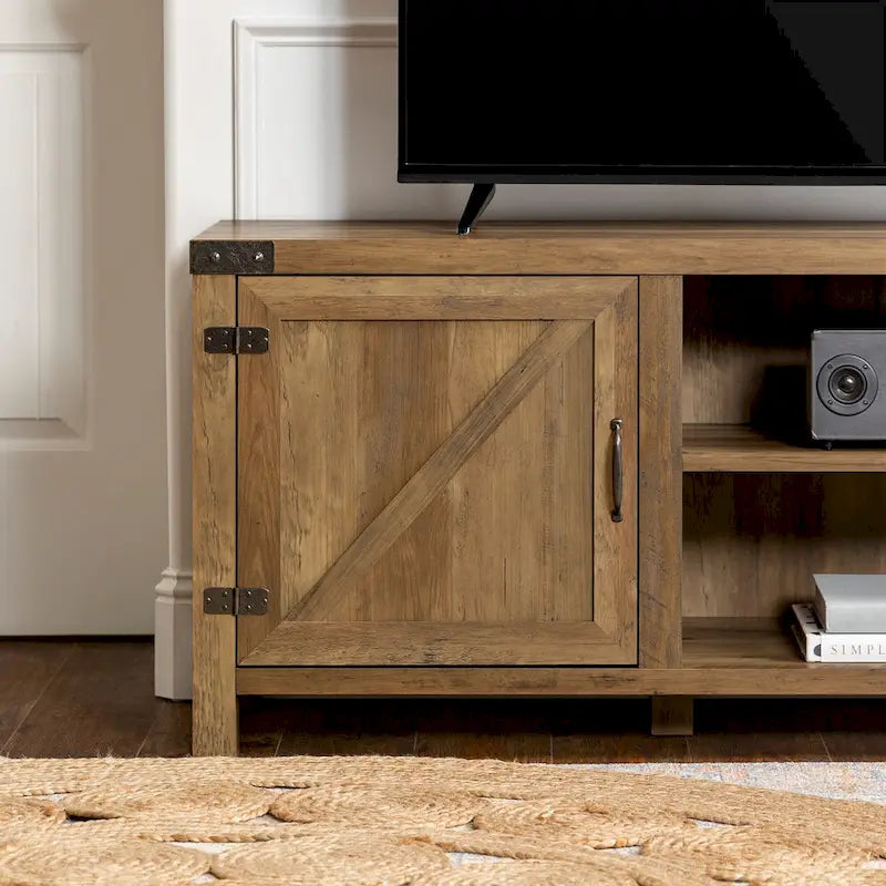 70-inch Barn Door TV Stand