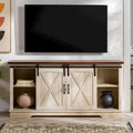 58-inch Sliding Barn Door TV Stand
