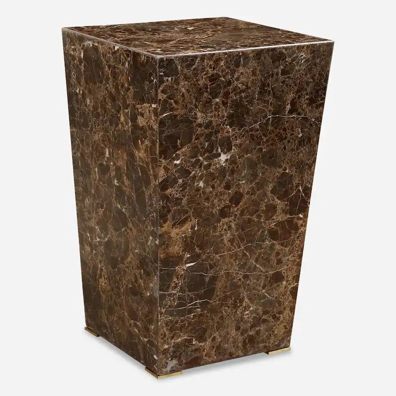 14 Wide Marble Accent Table