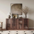 Buffet Sideboard With Solid Wood Doors