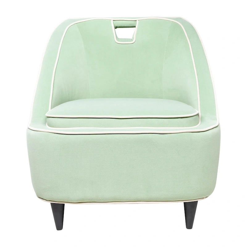 Modern Upholstered Two Toned Accent Chair - 28 x 30 x 31