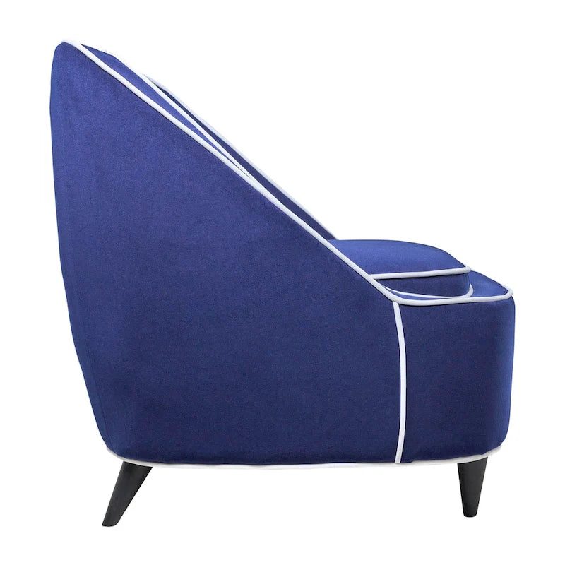 Modern Upholstered Two Toned Accent Chair - 28 x 30 x 31