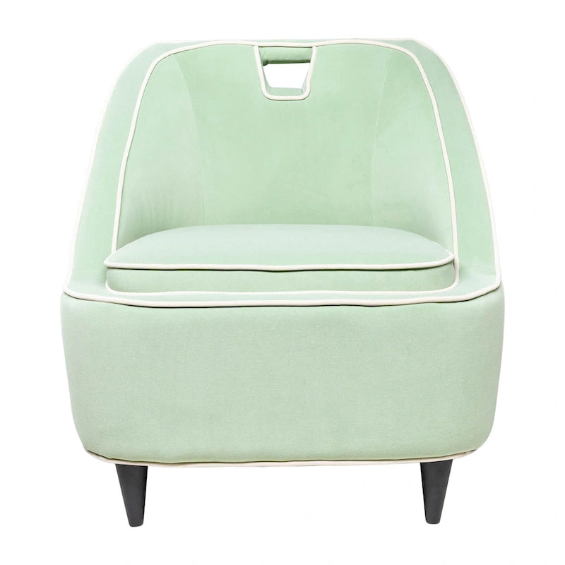 Modern Upholstered Two Toned Accent Chair - 28 x 30 x 31