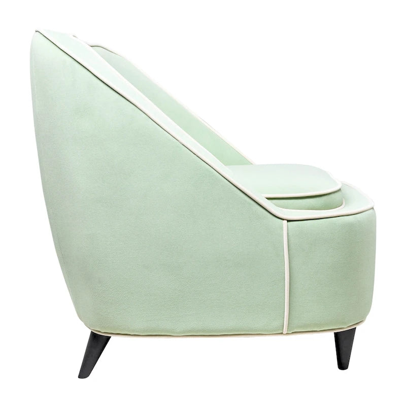 Modern Upholstered Two Toned Accent Chair - 28 x 30 x 31