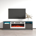 63-inch TV Stand with Electric Fireplace