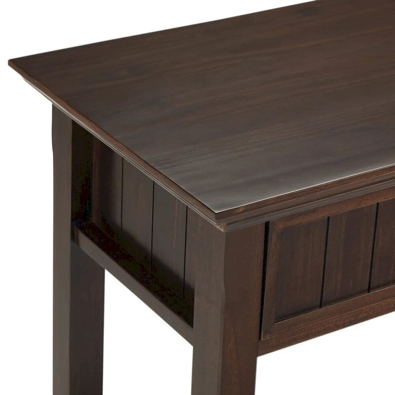 Konsola/stolik za sofę w stylu przejściowym z litego drewna, szerokość 60 cali - 60 x 16 x 30