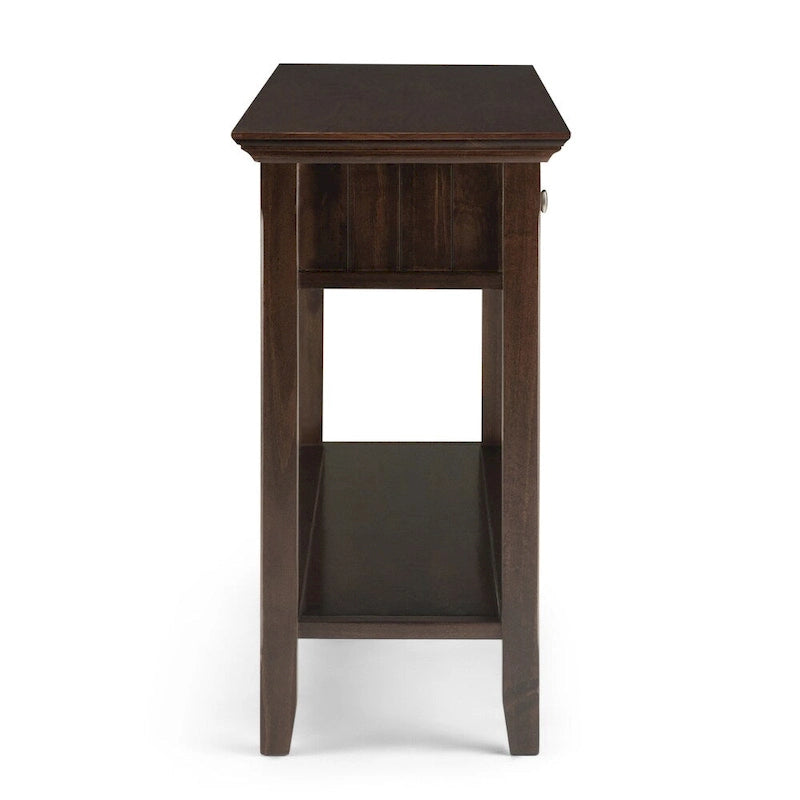 Konsola/stolik za sofę w stylu przejściowym z litego drewna, szerokość 60 cali - 60 x 16 x 30
