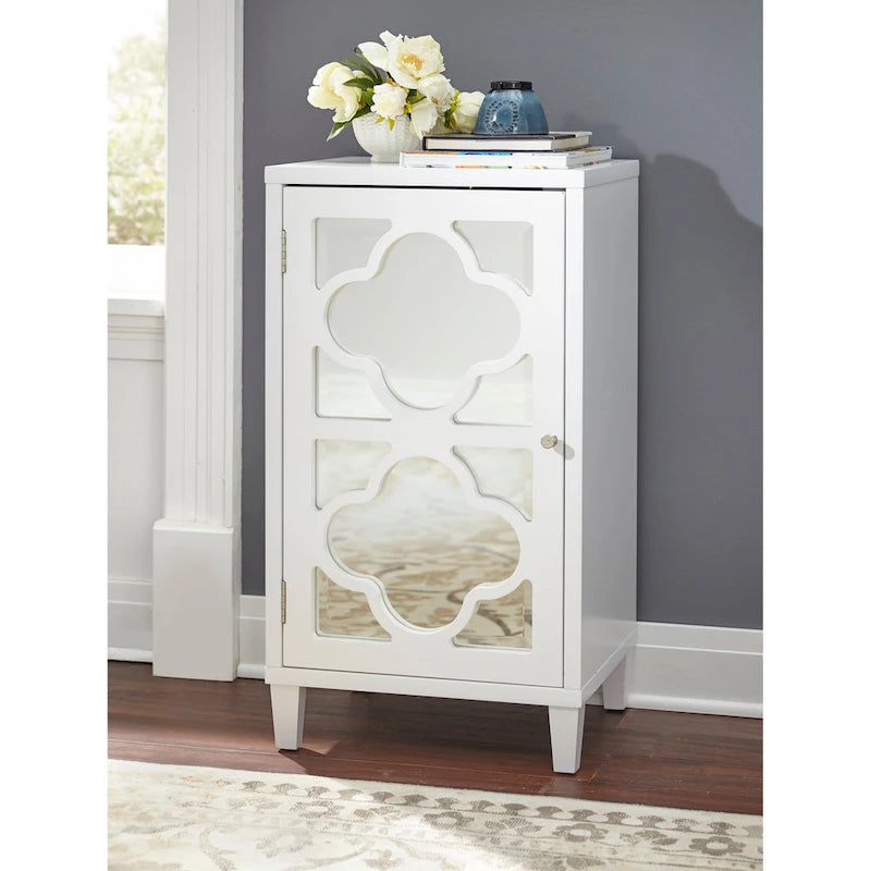 Mirrored Side Cabinet