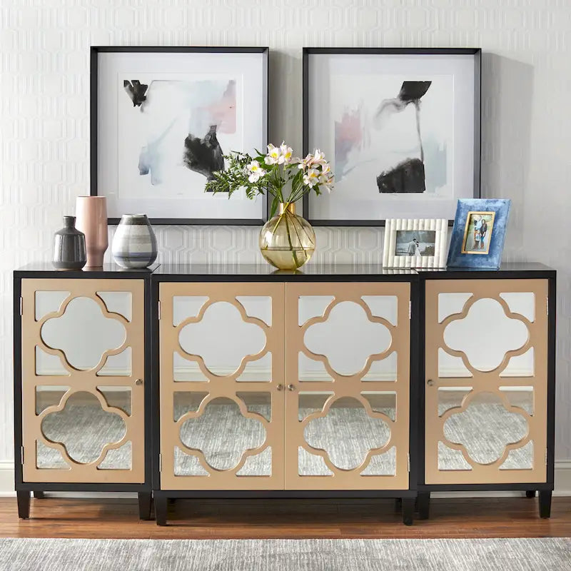 Mirrored Side Cabinet