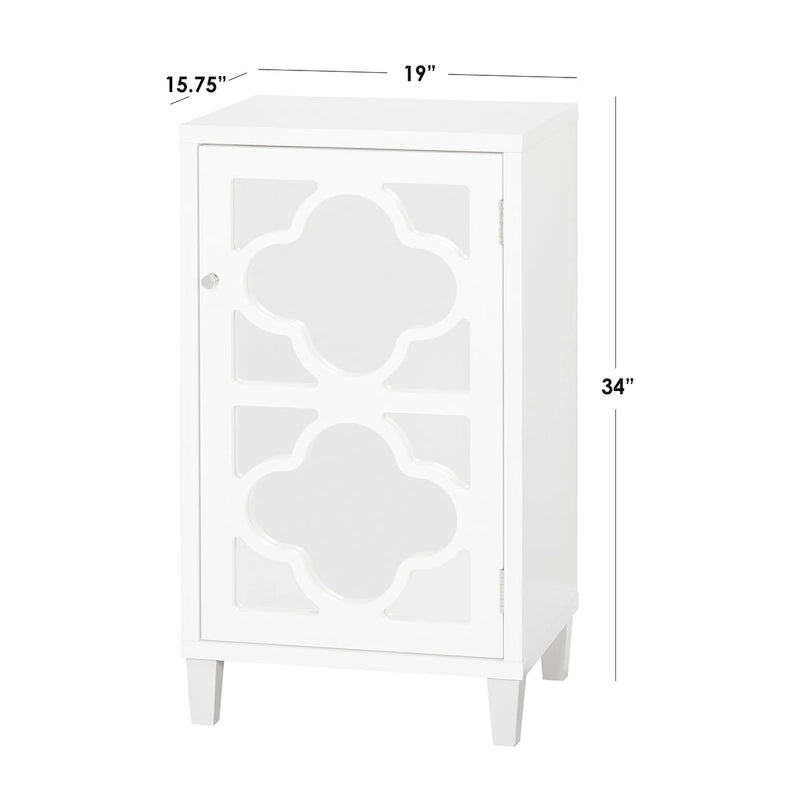 Mirrored Side Cabinet