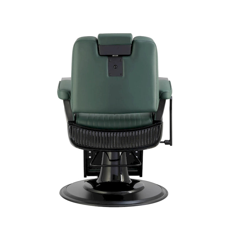 Heavy Duty Barber Chair Reclining Barbershop Styling Chair, Green