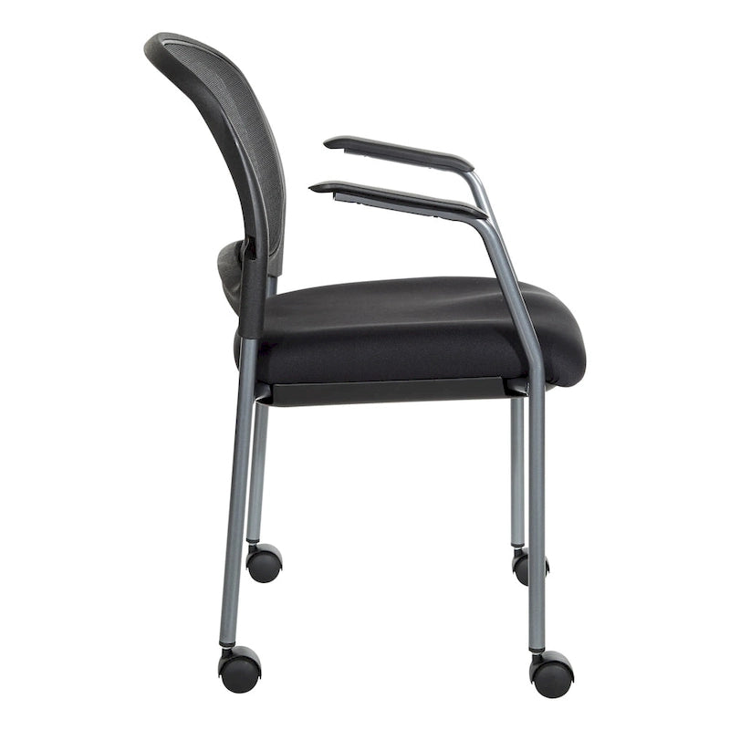 Wheeled visitor chair
