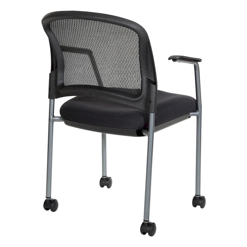 Wheeled visitor chair
