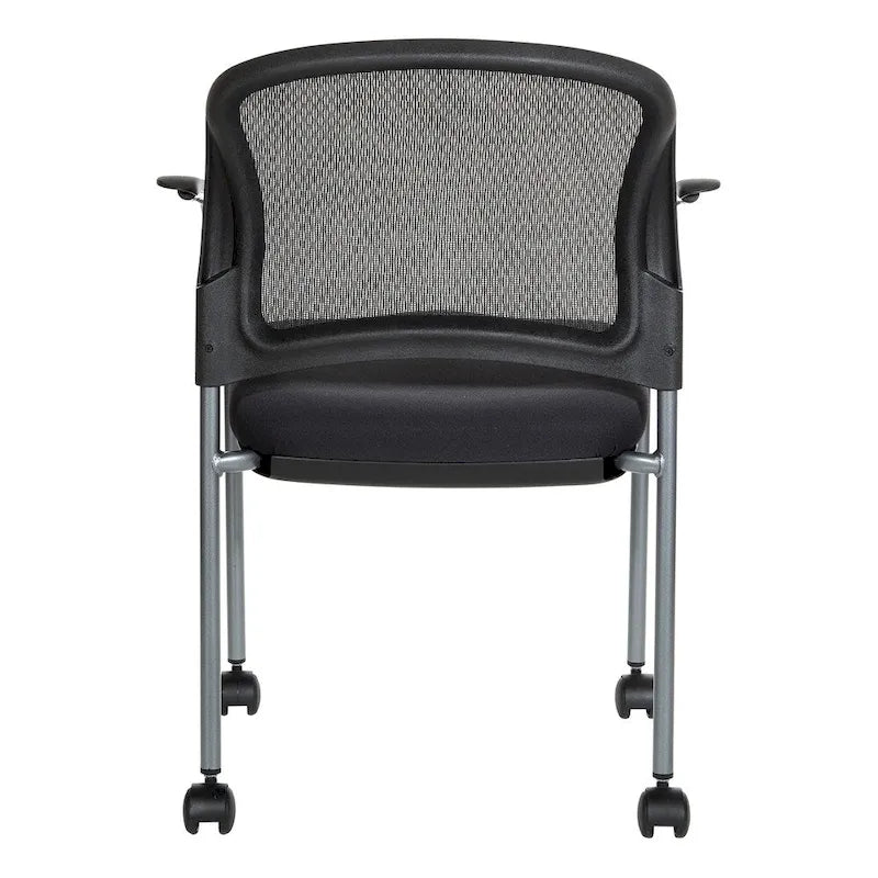 Wheeled visitor chair