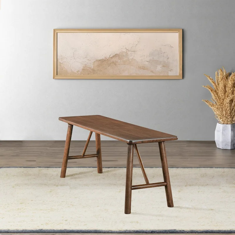 Luxurious, High-Quality Solid Wood Bench
