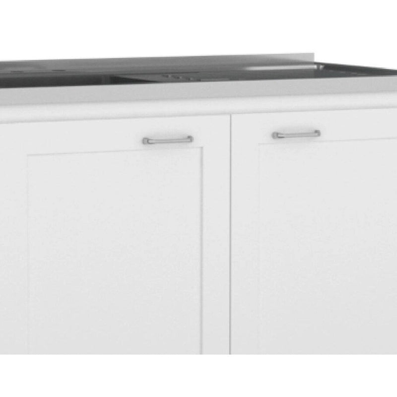 Kitchen cabinet, double-tier shelving